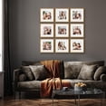 thumbnail image 3 of Sheffield Home 9-Pc Wall Decor Picture Frame Set 12x12” Matted Picture Frames for Home Decor, Bronze, 3 of 6