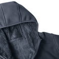 thumbnail image 6 of Mens Jackets Casual Stylish Warm Jackets for Men Xxxl Hooded Thick Fleece Sherpa Lined Zip up Coats with Zipper Pockets Loose Casual Long Sleeve Outdoor Hiking Jacket Trendy Outerwear, 6 of 6