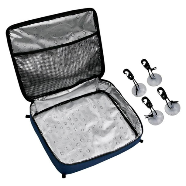 Bolsa térmica impermeable para enfriar alimentos, almacenamiento aislante, accesorios para embarcaciones Azul