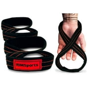 RIMSports Figure 8 Weight Lifting Wrist Straps for Deadlifting and Powerlifting