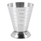 thumbnail image 1 of Vaso medidor de onzas Jigger para bebidas de barra Vaso medidor de licor Medidor de mojito Leche Café Mu Plata, 1 of 5