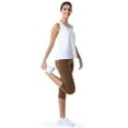 thumbnail image 6 of Athletic Works Women's and Women's Plus Active Dri-Works Capri Leggings, Sizes S-5X, 6 of 7