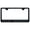 Rugged Black, variant on Jeep Grand Wagoneer Laser Etched Logo Stainless Steel License Plate Frame (Black)