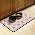 thumbnail image 3 of Dog Food Mat 16x24 Inch Pet Feeding Mat with Cute Strawberry Print, Durable Absorbent Waterproof Non-Slip Mat for Dogs and Cats, Quick Dry, Easy Clean Fresh Summer Berry Design, 3 of 7