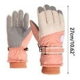 thumbnail image 2 of Gytml Winter Waterproof Ski Snow Warm Gloves For Women Men, Windproof Cold Weather Thermal With Touchscreen Fingers, For Running Driving Cycling Hiking Outdoor Sports Purple-One Size, 2 of 3