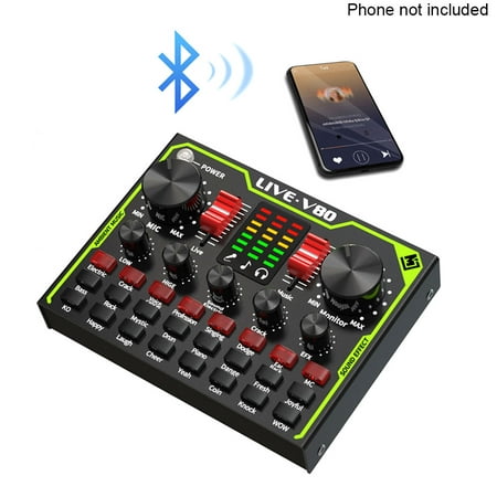 Gift Mixer Board Voice Changer Multiple Effects Live Sound Card Noise ...