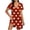 Red, variant on 2026 Nightgowns for Women Bamboo Viscose Sleep Shirts Short Sleeve Night Shirts Casual Sleep Dress Soft Sleepwear Red L