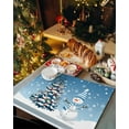 thumbnail image 3 of Ensemble de 6 Sets de table de Noël en Coton et Lin Carrés et Ronds, 3 of 5