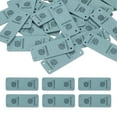 thumbnail image 1 of 50 Pcs Etiquetas de Cuero Hechas a Mano, Etiquetas de Cuero Rectangulares Hechas a Mano con Agujero Etiquetas Grabadas para Embellecimiento de Artesanías DIY Guantes Bolsas, Azul Lago, 1 of 7