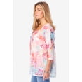 thumbnail image 3 of Roaman's Women's Plus Size Printed 2 Piece Tank And Cardigan Set, 3 of 6