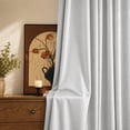 thumbnail image 6 of TOPICK Blackout Curtains Grommet Curatins 96 inch long Thermal Insulated Modern Solid Drapes for Living Room Bedroom Dining Room Set of 2 Cream White, 6 of 12