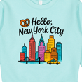 thumbnail image 3 of Inktastic Hello New York City Skyline with Pretzel Toddler Sweatshirt, 3 of 4