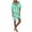 Z-Mint Green113, variant on JIAYUE Ladies Swimsuit Cover-Ups V Neck Above Knee Pure Color Batwing Half Sleeve Bikini Hollow Beach Holiday Comfort Knitted Swimwear Cover Up Top