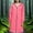 007 Pink, variant on Women's Long Hood Zip-Up Waterproof Raincoat Outdoor Lightweight Windbreaker Rain Jacket Waterproof With Pockets
