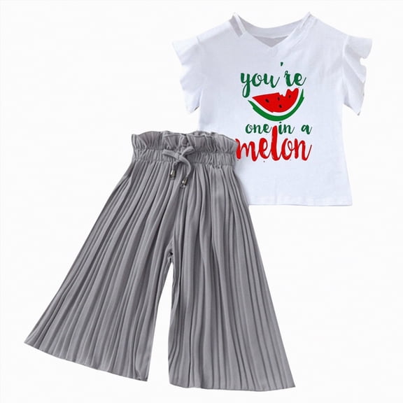 JUMEYU Baby Girl Outfit Newborn Baby Boy Girl Clothes Short Sleeve Long Pants Summer Summer Outfits 5T 6T (Dark Gray,5-6 Years)
