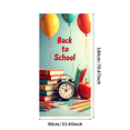 thumbnail image 3 of Back to School Books Clock Kids Poster Backdrop Banner Classroom Supplies Educational Decorations School Event Party Photography Props, 3 of 4