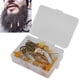 thumbnail image 4 of Juego De Cuentas Para Barba, Cuentas Para Rastas, aleación, Lisa, Pulida, Notable, Hermosa, Exquisita, Retro, Para Pulseras, Colgantes, Joyería, 4 of 7