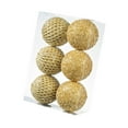 thumbnail image 4 of Bolas navideñas colgantes Macarena 6 piezas oro, 4 of 8