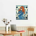thumbnail image 3 of Acheng  Vintage Blue Queen Of Hearts Poker Posters Room Aesthetic Sunglasses Glass Playing Card Canvas Wall Art Trendy Preppy Prints Painting Modern Cute Eclectic Aesthetic Wall Decor  12x16 in, 3 of 5