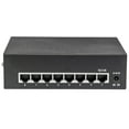 thumbnail image 4 of Intellinet 8-Port Gigabit Ethernet PoE+ Switch | 60W, VLAN, Fanless, Desktop | NDAA-compliant, 4 of 9