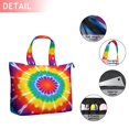 thumbnail image 2 of Rainbow Tie Dye Mandala Travel Tote Bags for Women Carry On,Large Weekender Bags for Women Travel,Multi Functional Duffle Bag for Work,Shopping,Sports, 2 of 5