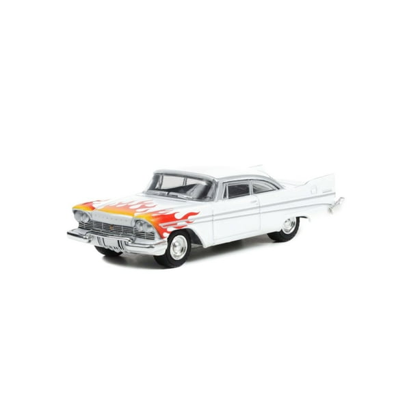 1957 Plymouth Belvedere, White - Greenlight 30362/48 - 1/64 Scale Diecast Car