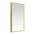 thumbnail image 4 of Bali Modern Rectangle Wall Mirror - 36" Gold, 4 of 6