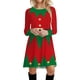 thumbnail image 3 of Disfraz de elfo de fantasía, leggings navideños para mujer, disfraz de Papá Noel, disfraz de Cosplay, disfraz de Halloween, fiesta de Navidad, bata de carnaval, 3 of 5
