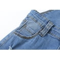 thumbnail image 5 of KIDSCOOL SPACE Baby Boy Girl Jean Shorts,Toddler Denim Cute Summer Shortalls,Blue,18-24 Months, 5 of 6
