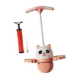 thumbnail image 2 of Pelota Pogo con forma de panda kusrkot para ejercicios de fitness en El patio color rosa, 2 of 8