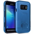 thumbnail image 1 of Étui pour Galaxy XCover FieldPro, Nakedcellphone [Bleu Cobalt] Étui Rigide Mince Côtelée [avec Support] pour Samsung Galaxy XCover FieldPro (SM-G889A), 1 of 7