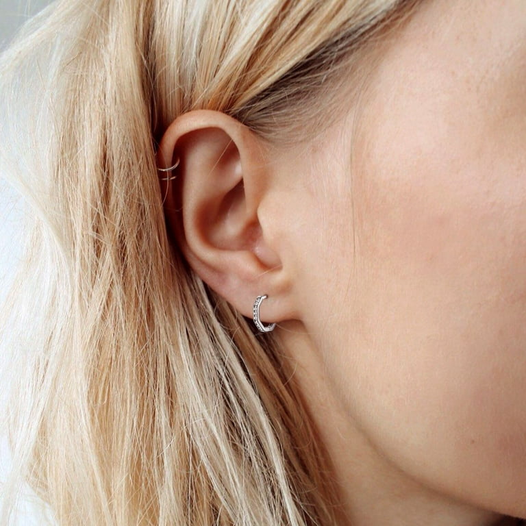 【TATIANA】(Silver925) Planet Cubic Hoop Earrings ピアス TATIANA】(Silver925) Planet Cubic Hoop Earrings☆ピアス