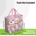 thumbnail image 3 of Garden Tool Bag,Shih Tzu Dogs and Pioneer Flower Garden Tool Organizer,Garden Gifts,Waterproof Multi-Pocket Garden Tool Storage 11.8x5.5x11.4 Inch(Tools NOT Included), 3 of 6