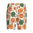 thumbnail image 2 of Lsque Autumn Pumpkins Mens Sleep Pajama Shorts,Short Pajama Pants, Cotton Ultra-Soft Knit-Medium, 2 of 9