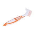 thumbnail image 2 of Happy Date Denture Brush Toothbrush Hard Denture Toothbrush Brush Cleaning Brush with White Carrying Case for False Teeth Cleaning, 2 of 8