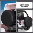 thumbnail image 3 of FESTFENDS 2Pcs Travel Trailer Tire Cover Black PVC Protects Spare Tires from Sun and Weather, 3 of 8