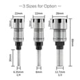 thumbnail image 3 of Spring Steel 1/2 Inch Shank Router Bit Extension Rod Milling Cutter Extender Collet Holder Adapter with ER20-13 13mm Collet Chuck, 3 of 9