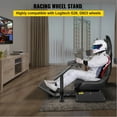 thumbnail image 2 of VEVOR Simulator Cockpit Steering Wheel Stand Racing Seat Gaming Chair For Logitech G29, 2 of 9
