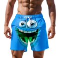 thumbnail image 1 of Men's Casual Shorts Breathable Linen Beachwear Lightweight Summer Must Have For Daily Leisure and, 1 of 4