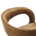 thumbnail image 6 of Side Dining Chair, Brown, Velvet, Kitchen Cafe Bistro Hospitality Restaurant, Modern Contemporary Boutique HB35936, 6 of 10