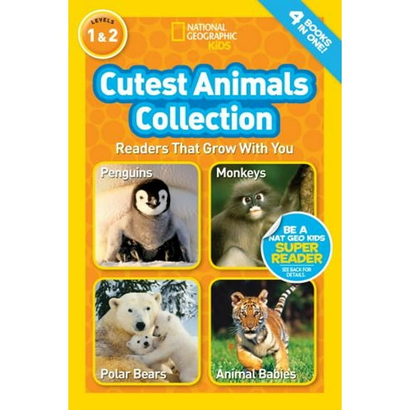 Pre-Owned Cutest Animals Collection (National Geographic Kids Readers, Levels 1 & 2): Readers That Grow with You (Paperback) 1426315228 9781426315220