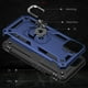 thumbnail image 4 of Funda para iPhone 13, Funda a prueba de golpes Funda anti-golpes con soporte de anillo giratorio para Apple iPhone 13 Azul marino, 4 of 5