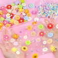 thumbnail image 5 of 100Pcs Daisy Flower Slime Charms Assorted Cute Decoden Embellishment,Kawaii Slime Accessories,Mixed Colors Flowers Bulk Flatback Resin Charm for Phone Junk Cases,Scrapbooking Crafting DIY Decoration, 5 of 14