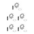 thumbnail image 2 of Dalazy 1/2/3/5 Multi Tool 12 Functions Gear Stainless Repair Tools Screwdriver Bottle Opener Portable Gray 5PCS, 2 of 3