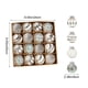 thumbnail image 3 of Christmas Decorations Christmas Ball Set Electroplated Plastic Painteds Christmas Tree Ornaments 6cm 16 Pieces, 3 of 6