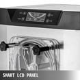 thumbnail image 5 of KFFKFF Commercial Ice Cream Machine 1400W 5.3 Gallons Per Hour Hard Serve Yogurt Maker with LED Display, Silver, 5 of 9