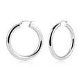 thumbnail image 2 of Lancharmed Silver Plated Cute Earrings,Hollow Tube Circles Earring Valentine'S Day Gift, 2 of 8