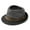 A_Black, variant on Xysaqa Wide Brimmed Straw Panama Hat for Women Men Roll Up Fedora Summer Beach Hat Sun Protection Straw Hat