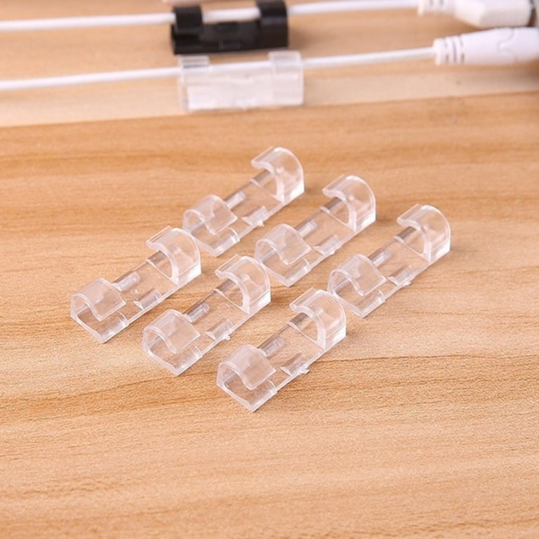 60 Pcs Clips para Cables, Organizador Cables, Finisher Wire Clamp