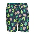 thumbnail image 2 of No Boundaries Men's & Big Men's 7" Printed Swim Trunks, 2 of 5